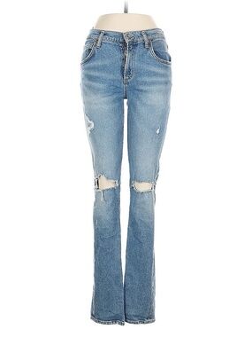 AGOLDE Blade Hitch Distress Wash Skinny Jeans Women 28X30 Style A615 E-850 GOOD!